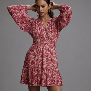 Pink Floral Petite Dress